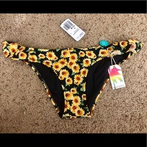 NWT Sunflower Bathing Suit Bottoms (M)